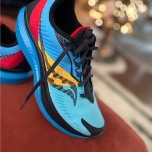 Saucony Men's Blue and Red Athletic Shoes